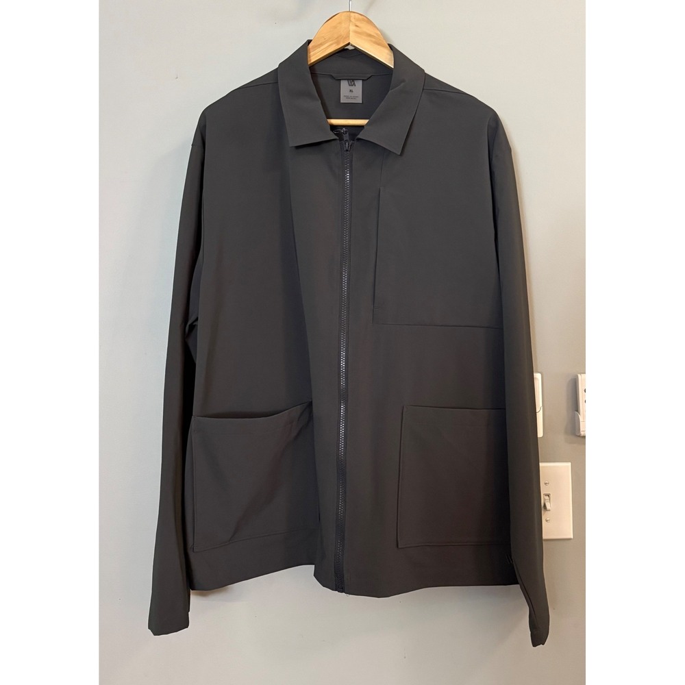 VRST Chore Jacket Mens XL Graphic Charcoal Stretch Water Repellent MAX251603